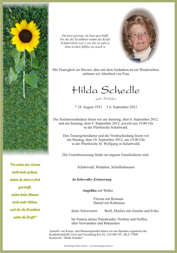 Hilda Schedle